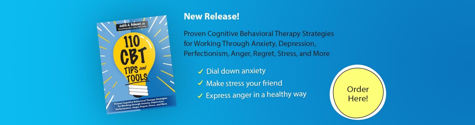 Cognitive Behavioral Therapy strategies book cover.