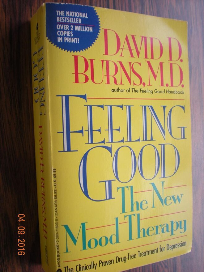 "Book cover for mood therapy techniques."